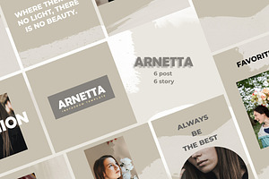 ARNETTA - Instagram Template