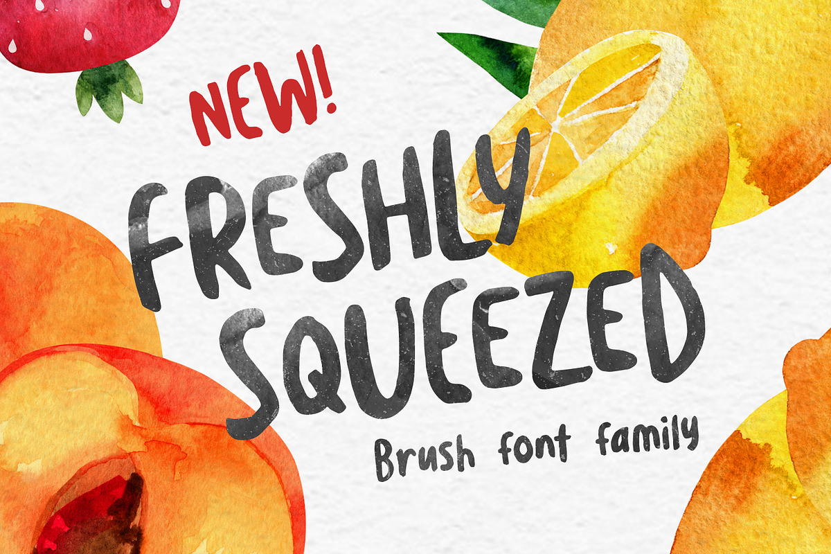 Freshly Squeezed - Typeface