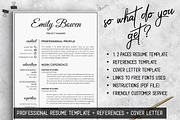 Job Resume Template Word, a Resume Template by LevelUpResume (Thumbnail 3 of 5)