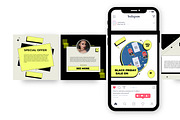 20 social media post design template, a Social Media Template by graphic bakers (Thumbnail 5 of 15)