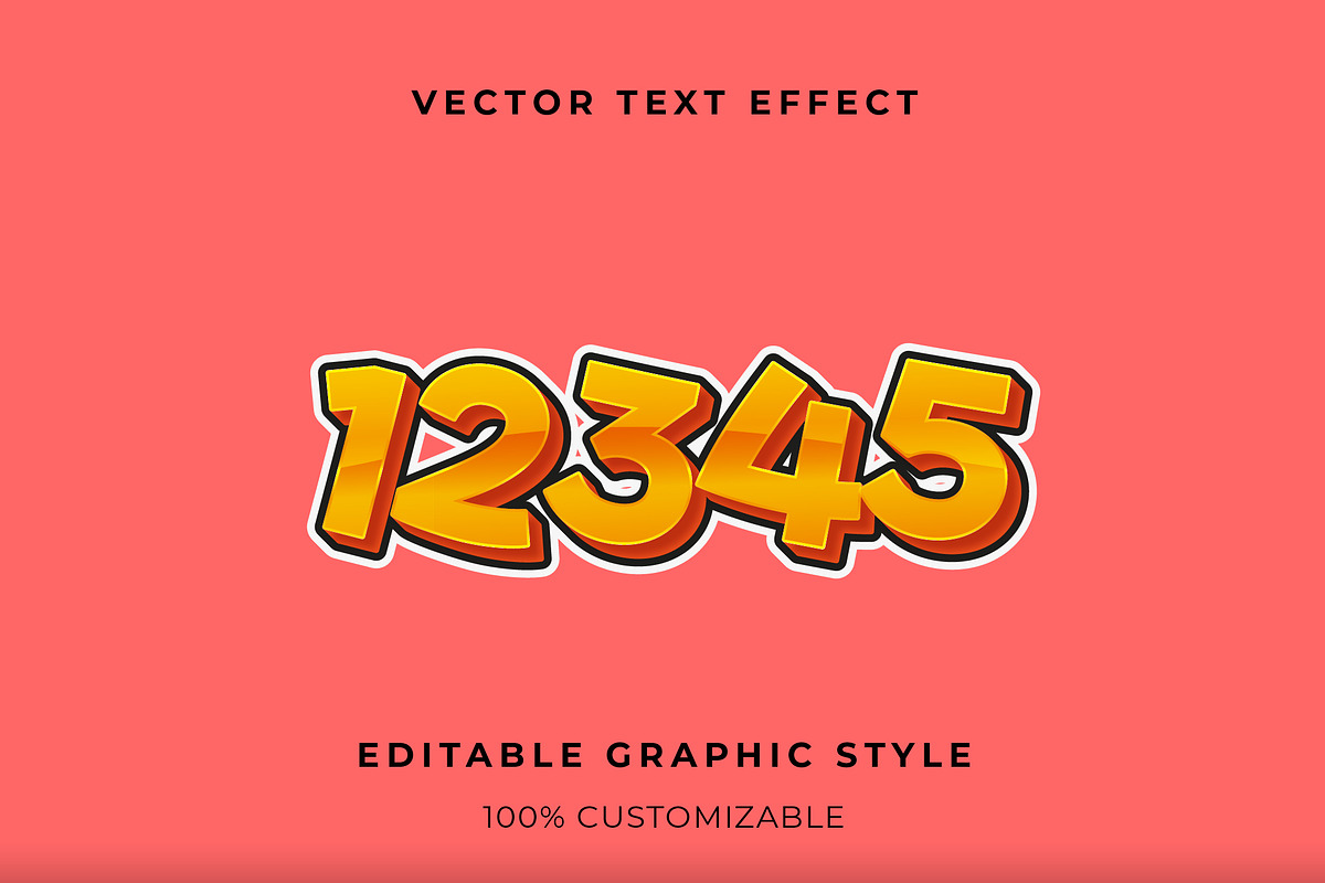 Playful Cartoon 3D Text Effect preview 2