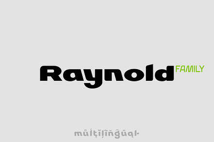 Raynold, a Sans Serif Font by Sentavio