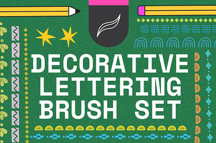 Decorative Procreate Brush Lettering