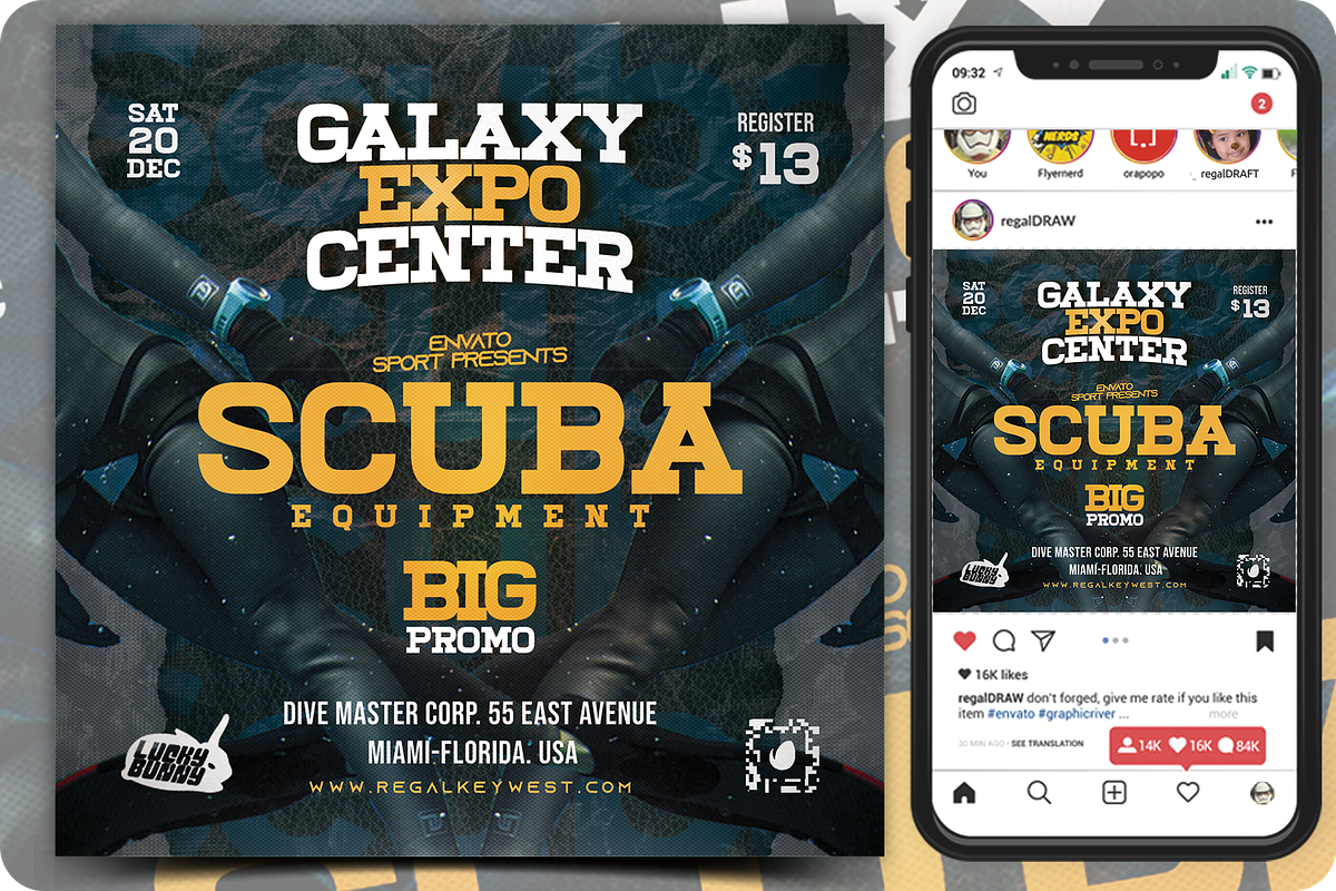 Scuba Sport Flyer, a Flyer Template by regalDRAW (Photo 2 of 4)
