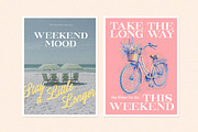 Stay Weekend Nostalgic Font Duo, a Script Font by Letterhend Studio (Thumbnail 7 of 11)
