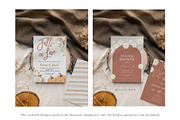 5x7 Invitation Mock Up for autumn, an Invitation Template by My Lovely Stock (Thumbnail 2 of 2)