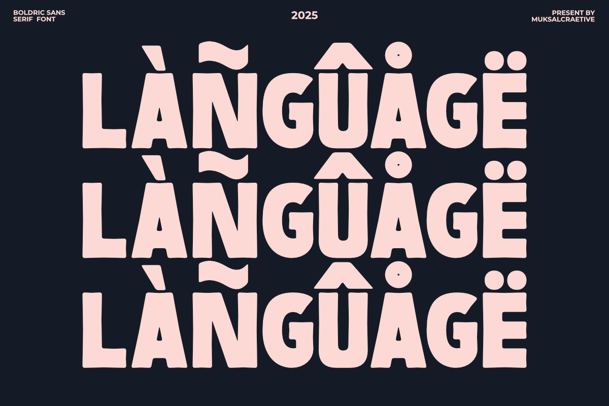 Boldric - Bold Industrial Sans Serif, a Sans Serif Font by Muksal Creative (Photo 13 of 13)