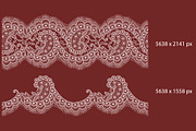 Lace seamless patterns, cliparts., a Pattern Graphic by Ajuga (Thumbnail 5 of 8)