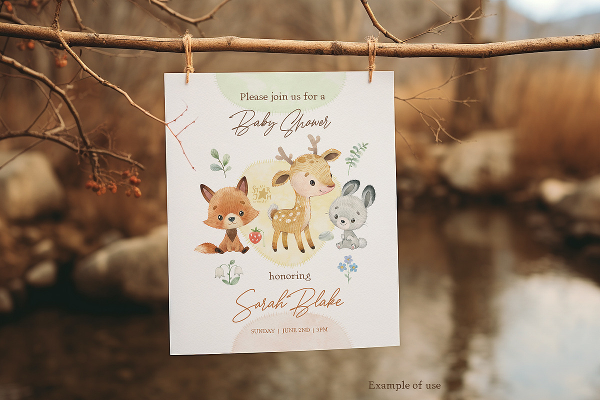 Furry Forest Collection, an Animal Illustration by StarJam (Photo 4 of 6)
