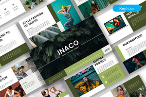 Inaco – Fashion Keynote Template, a Presentation Template by kreatifreya