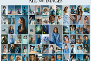 126 Blue Fashion Stock Images, a Beauty & Fashion Photo by Welovegraphics (Thumbnail 10 of 10)