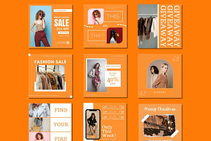 Fashion Social Media Canva Templates