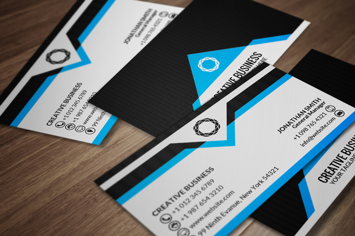 Corporate Business Card CM053, a Business Card Template by annozio (Photo 1 of 4)