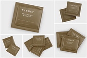 Sachet Mockups, a Packaging Mockup by SmokyPixels (Thumbnail 1 of 6)