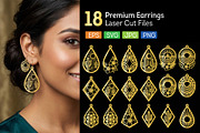 18 Earrings Laser Cut SVG Bundle, an Object Graphic by zahidhossainalif (Thumbnail 1 of 4)