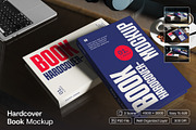 Hardcover Book Mockup, a Books & Magazine Mockup by herutage (Thumbnail 1 of 4)