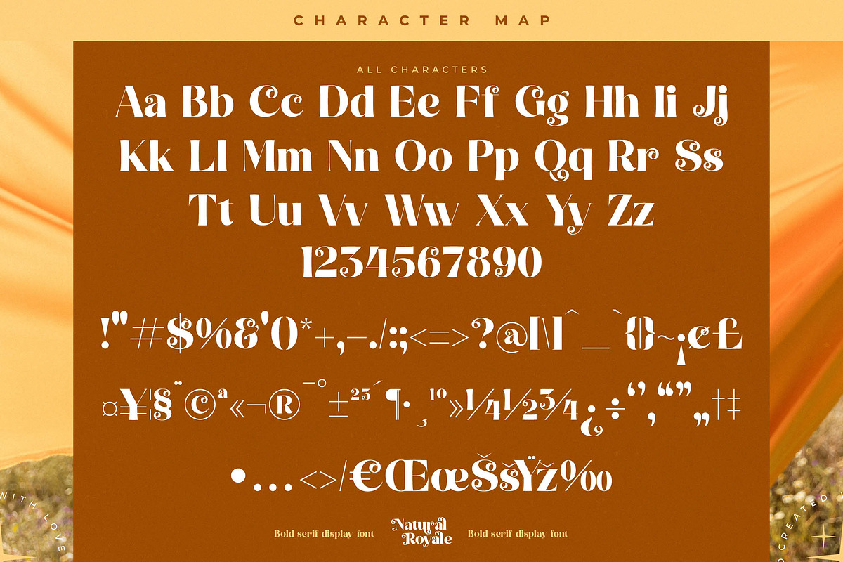 Natural Royale Bold Serif Font, a Serif Font by timelesstype.co (Photo 18 of 20)