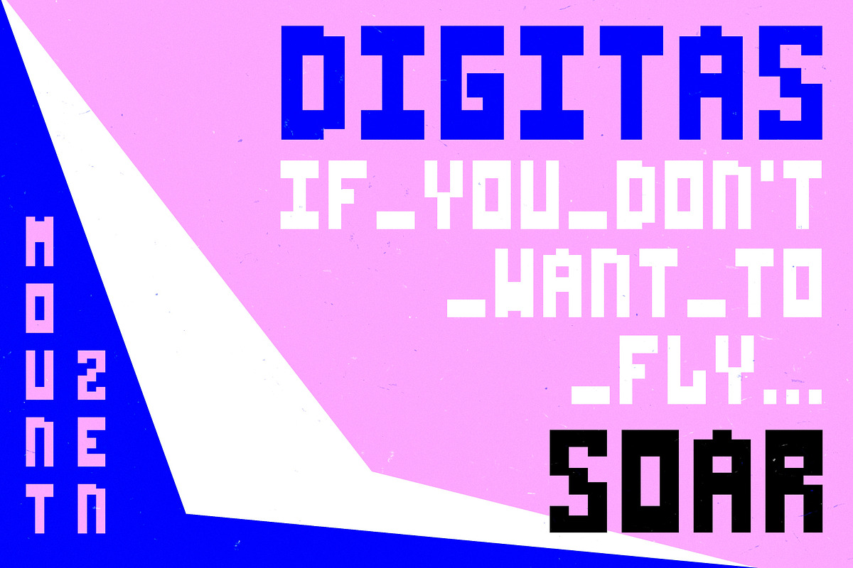 Digitas | Nostalgic Game Font, a Sans Serif Font by Artifact Bazaar (Photo 5 of 8)