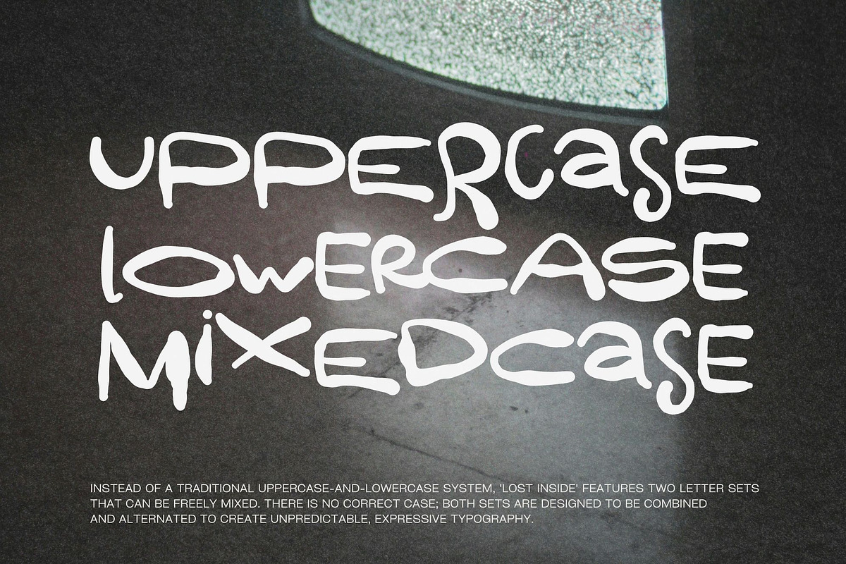 Lost Inside: Experimental Font, a Handwritten Font by Anastasiia VNSK (Photo 5 of 11)