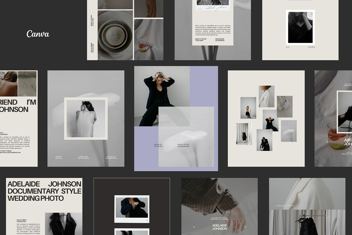 30 Editorial Canva Post Templates, a Marketing Template by With Faith & Love (Photo 3 of 8)