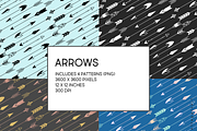 SVG Arrows, Gold Foil & Watercolor, a Graphic by Palette Pursuit (Thumbnail 6 of 6)