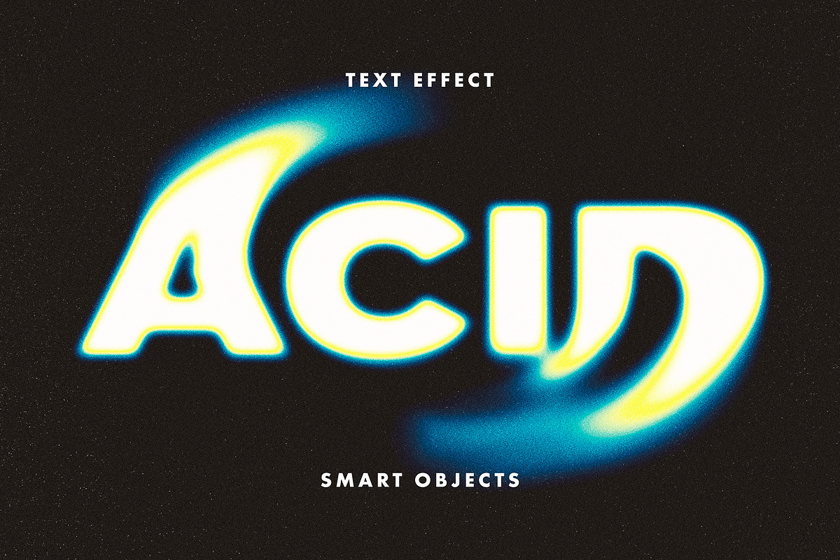 Acid Text Effect, a Layer Style Add-On by Design Squad (Photo 1 of 8)