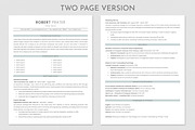 ATS Friendly Resume Template, a Resume Template by Anjum Ilyas (Thumbnail 4 of 8)