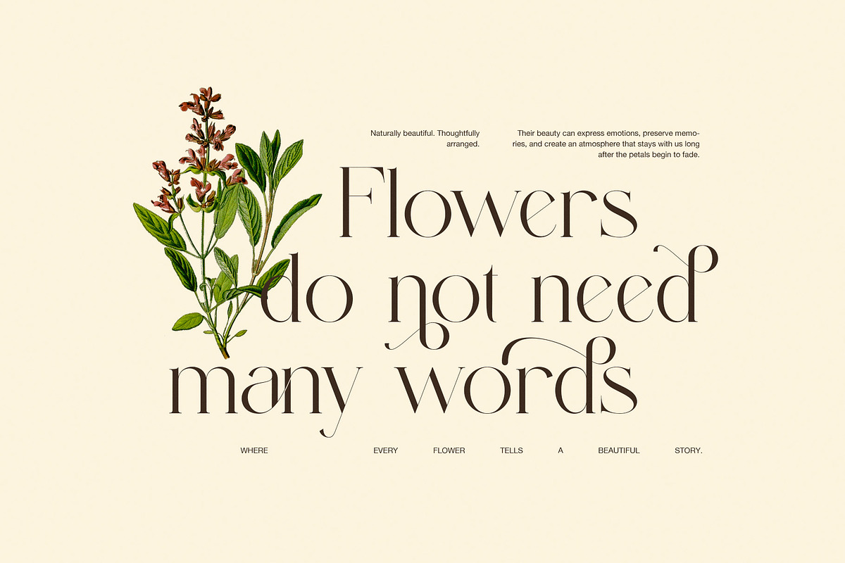 Rinda Luxury Serif Display Font, a Serif Font by Perfectype (Photo 4 of 8)