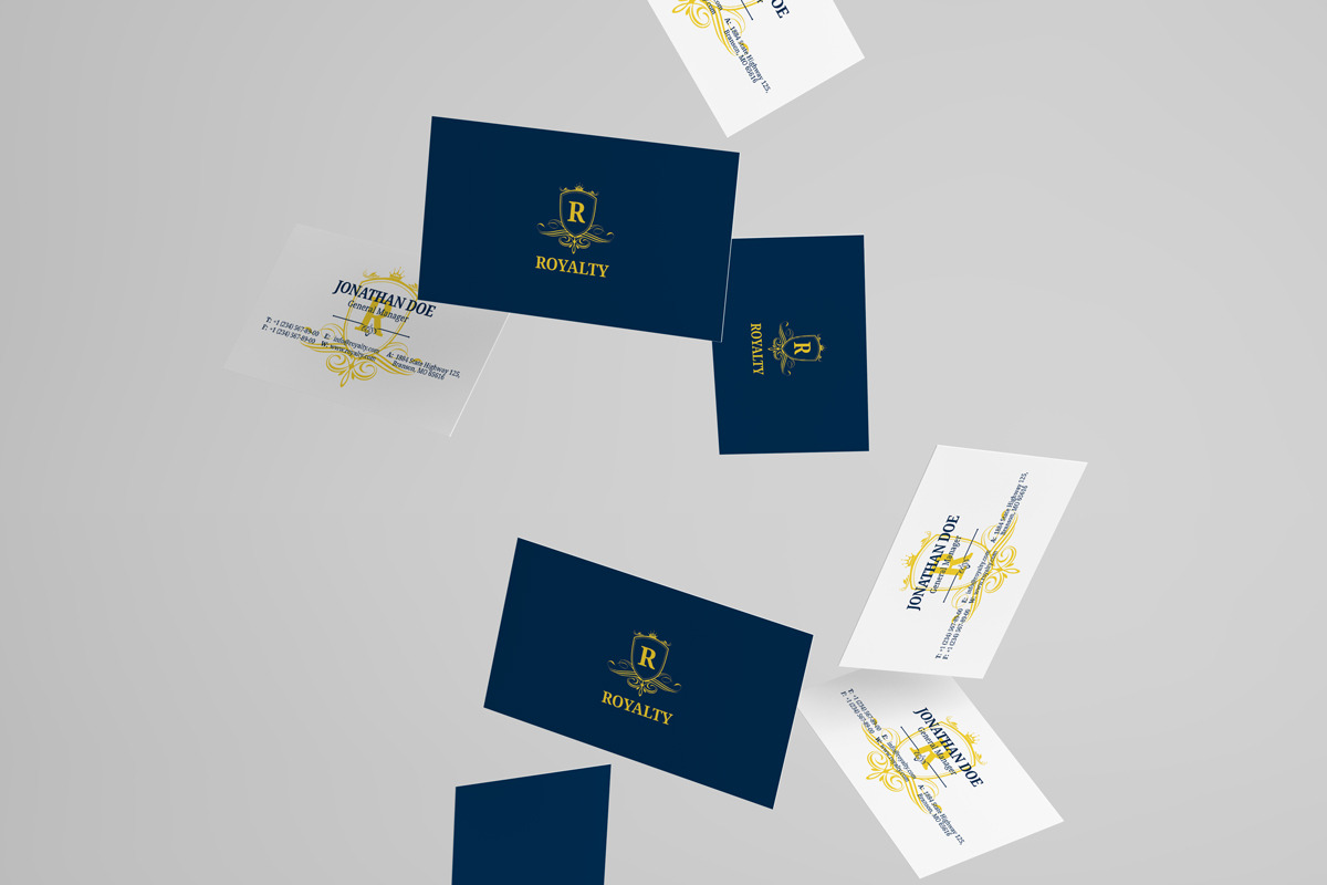 Simple Royal Business Card 56, a Business Card Template by ND Design (Photo 7 of 7)
