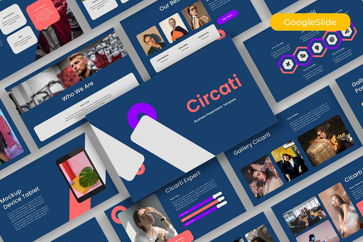 Cicarti – Business Google Slide, a Presentation Template by kreatifreya (Photo 1 of 5)