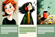 Grainy Colored Pencil Illustration, a Decorative Illustration by Artimind Studio (Thumbnail 6 of 10)