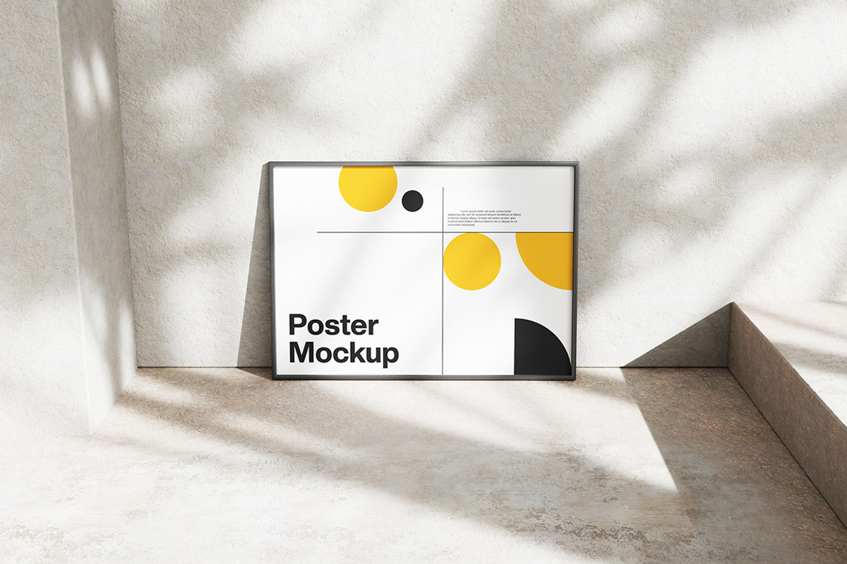 Poster Frame Mockup, a Product Mockup by bimockup (Photo 5 of 6)