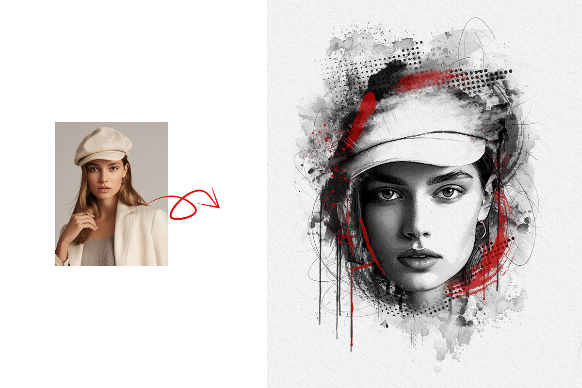 Mixed Art Photo Effect Template, an Action Add-On by MRI STUDIO (Photo 11 of 18)