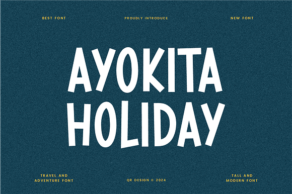 Ayokita Holiday - Adventure Font preview 8