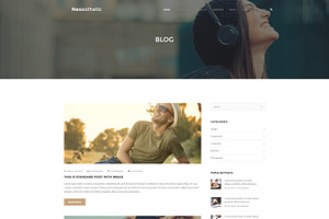 Neoesthetic - Creative Onepage