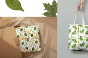 Linden tree leaves and seeds, a Pattern Graphic by Contes_de_fée (Thumbnail 6 of 9)