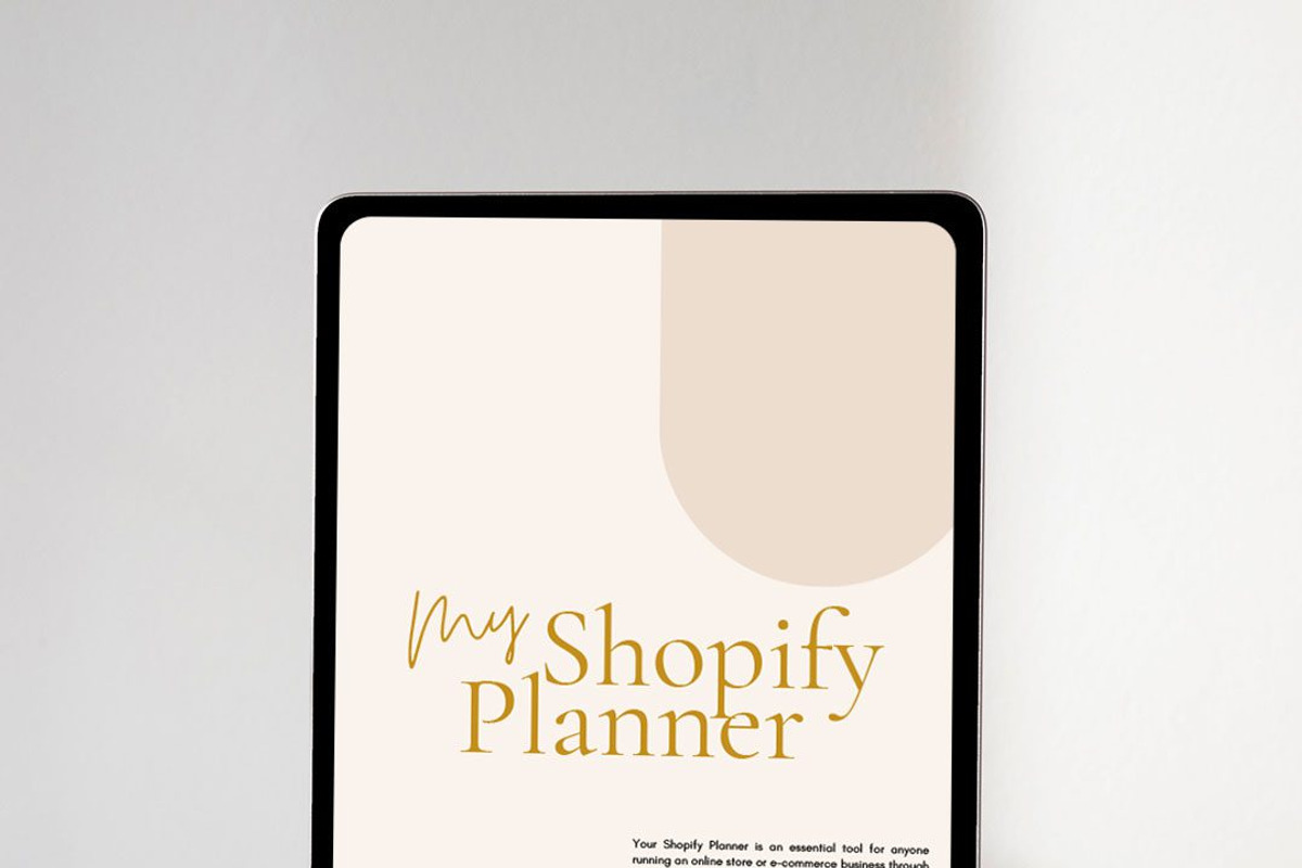 Shopify Planner, a Marketing Template by Brand Your Biz Co. (Photo 1 of 10)