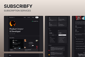 Subscribfy — Framer Template