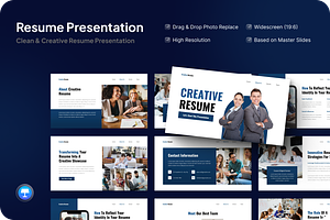 Clean & Creative Resume Keynote