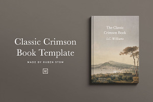 Classic Crimson Book Template