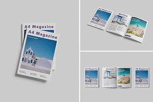 Magazine Mockup, an Advertising Mockup by Se٧enStudio