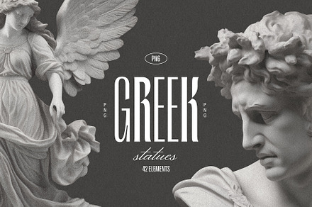 Greek Statues, a Person Illustration by AI Crafted Magnolia