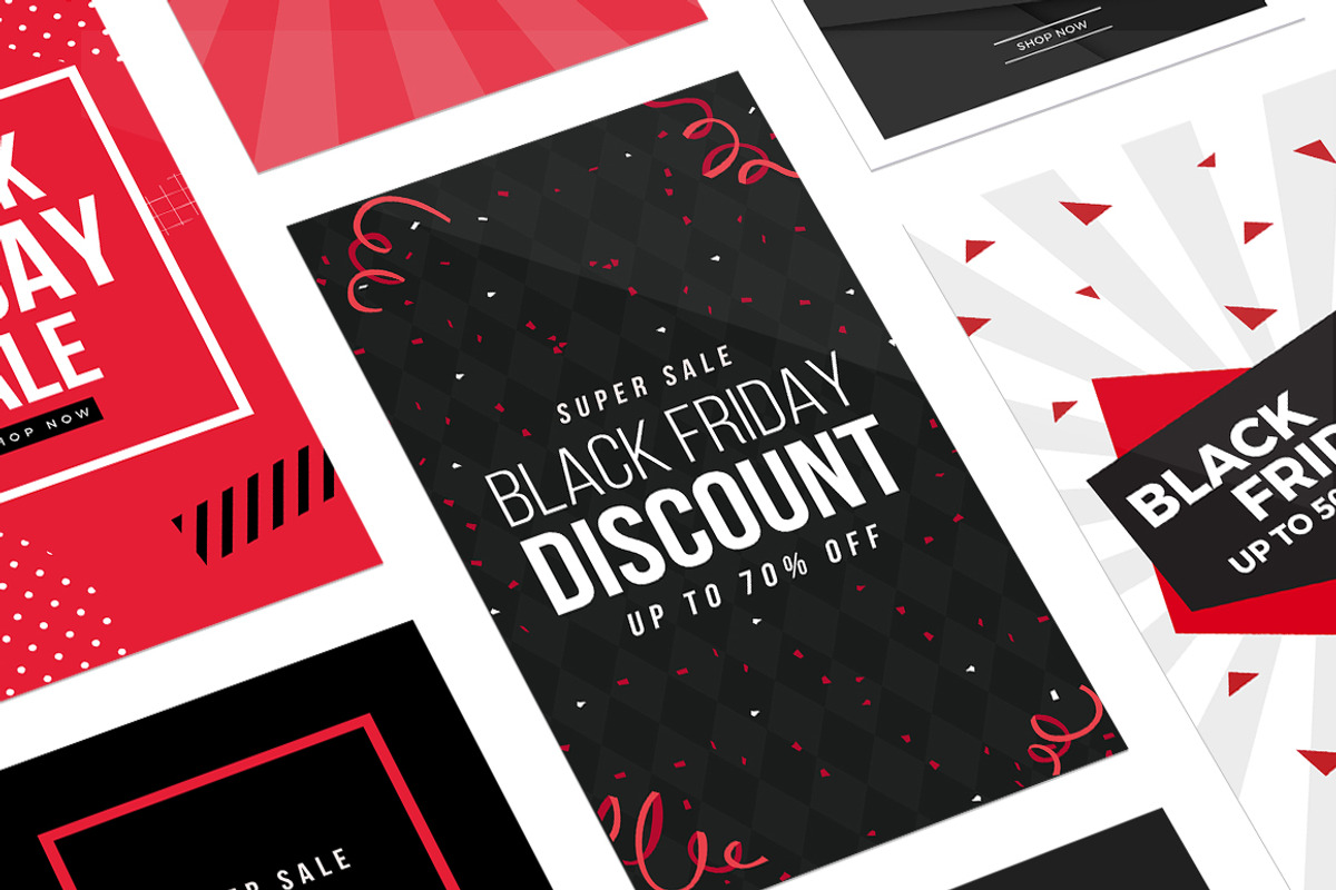 Black Friday Instagram Stories, a Social Media Template by MinimalStudioCo (Photo 2 of 9)