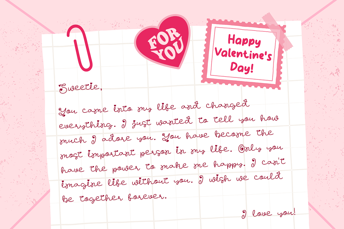 Royal Valentine is Script Font, a Handwritten Font by Brown Cupple (Photo 3 of 11)