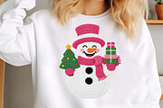 Christmas Snowman Png, Faux Yarn Png, an Illustration by Craft Nest (Thumbnail 4 of 5)