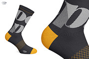 Cycling Socks 3 Types Mockup, an Apparel Mockup by Denny's Mock-ups (Thumbnail 3 of 6)