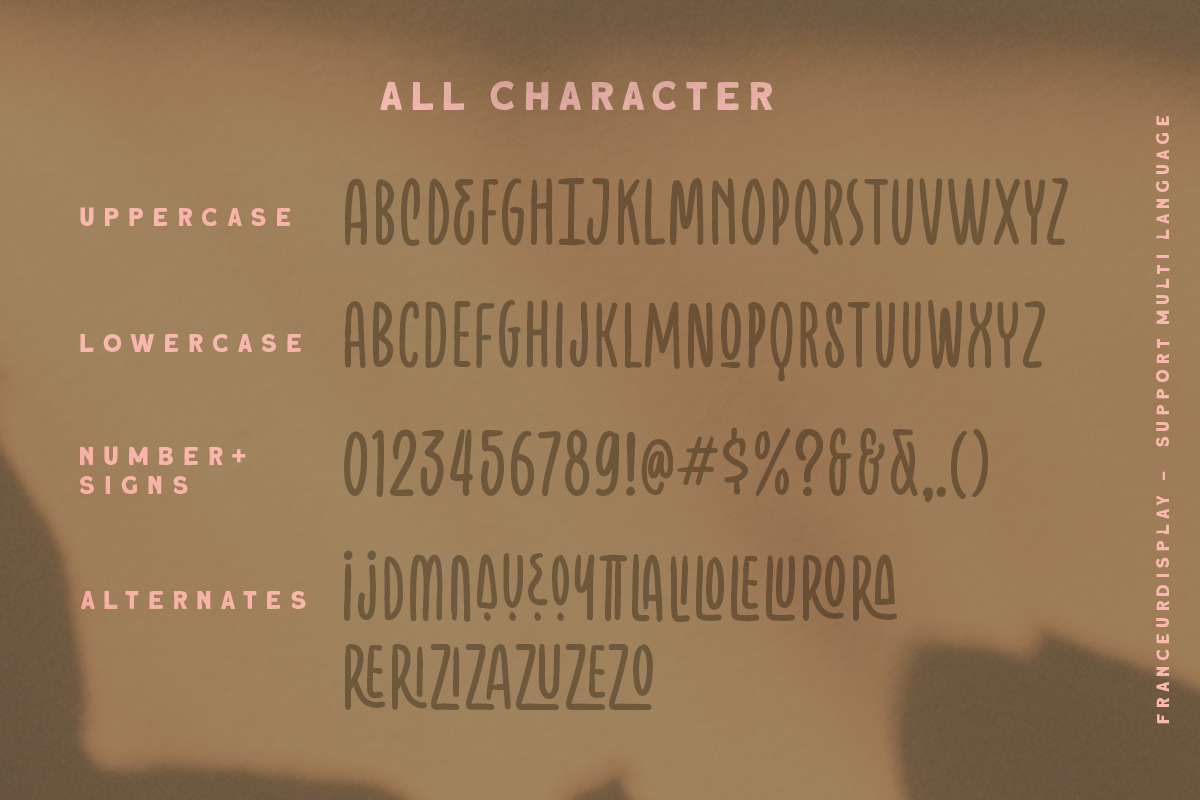 Franceur - Condensed Typeface preview 6