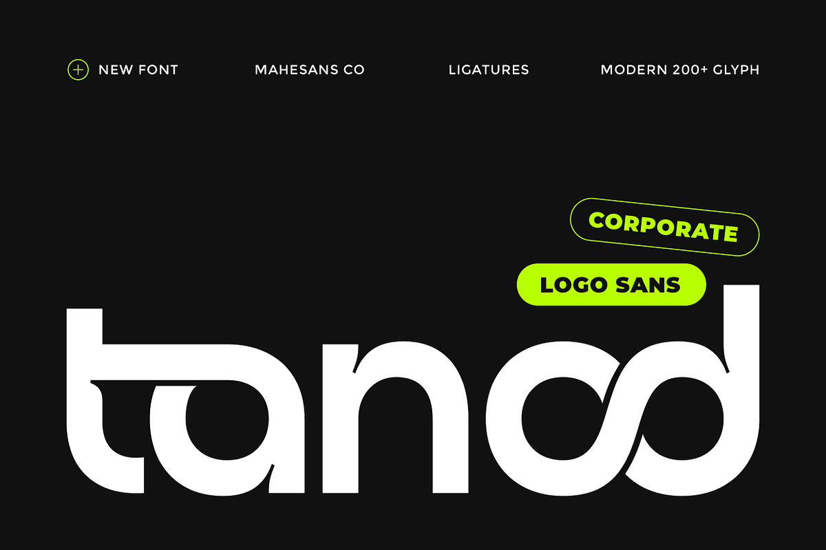 Tanod – Modern Corporate Logo Sans, a Sans Serif Font by Mahesans Co (Photo 1 of 10)