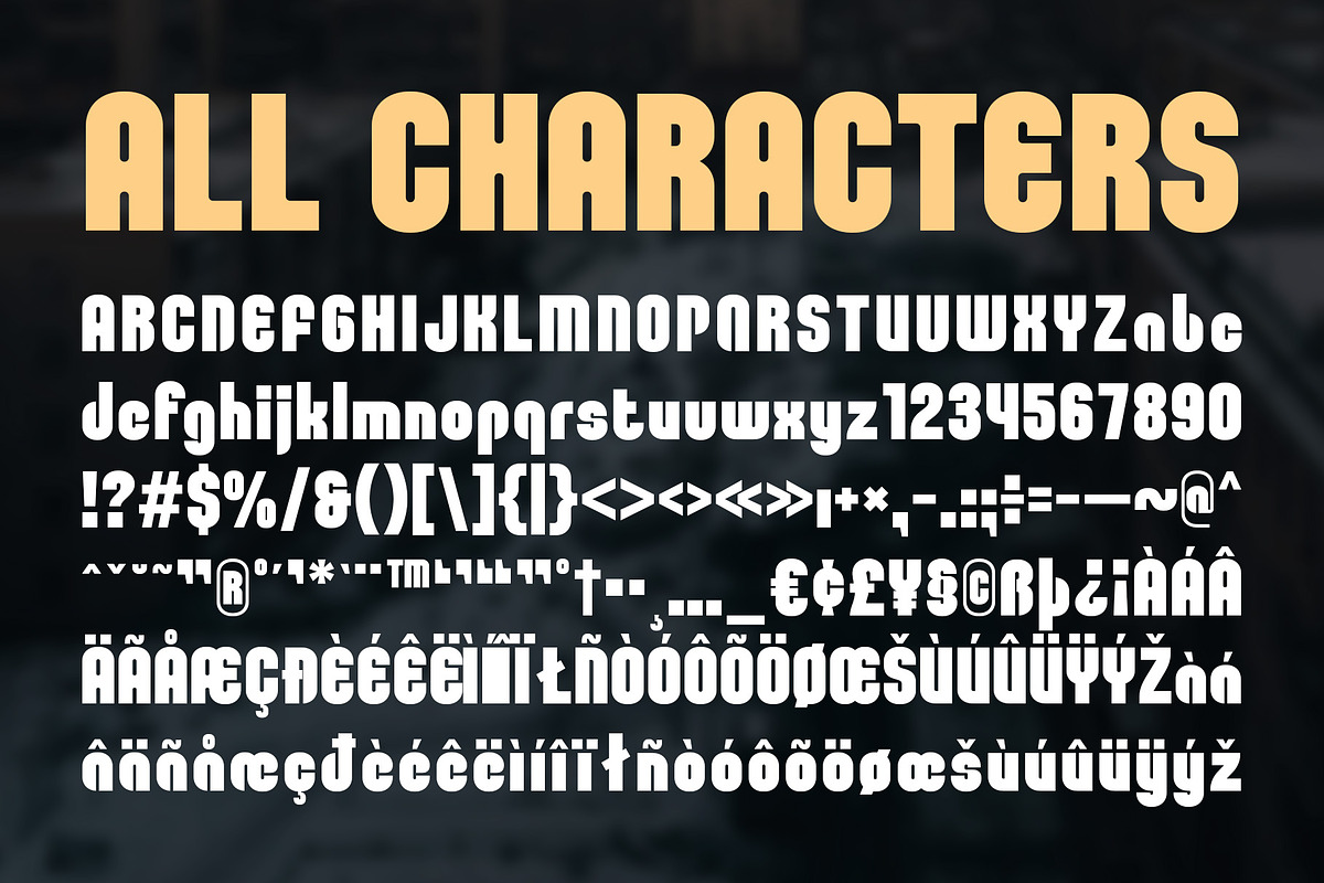 CS Dayne – Bold Font, a Sans Serif Font by Craft Supply Co. (Photo 8 of 8)