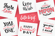 Letterings for Valentine's day, a Graphic by redcollegiya design (Thumbnail 1 of 5)